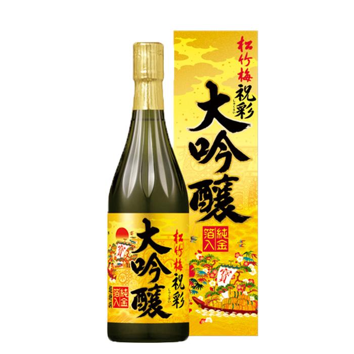 祝彩 純金入り 日本酒 720ml 宝酒造 超特撰 松竹梅 大吟祝彩 純金箔入 720ml 1本 日本酒 : 逸酒創伝