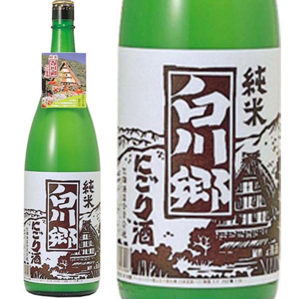 白川郷 純米 にごり酒 1800ml 1.8L×6本（1ケース） ケース販売 父親 誕生日 プレゼント 父の日 ギフト（Yahoo!・逸酒創伝 弐号店）