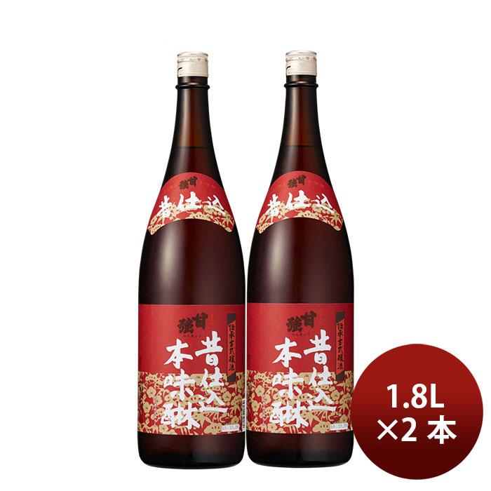 みりん 調味料 甘強みりん 昔仕込み 1.8L 1800ml 2本 甘強酒造 料理 既発売（Yahoo!・逸酒創伝 弐号店）