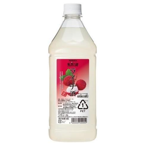 アサヒ 果実の酒 ライチ酒 ペットボトル 1800ml 1.8L ニッカ｜isshusouden-2