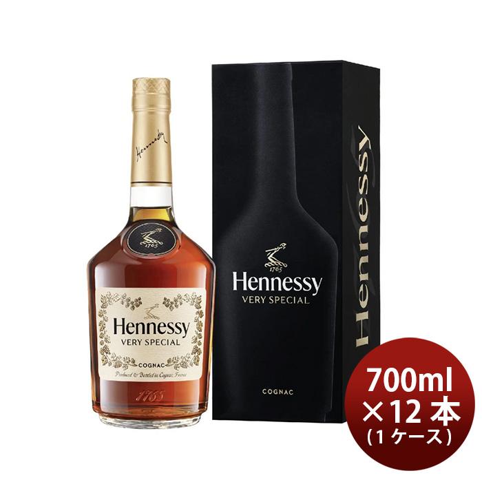 Hennessy 正規品 ブランデー ヘネシー VS 箱付 700ml × 1ケース / 12本