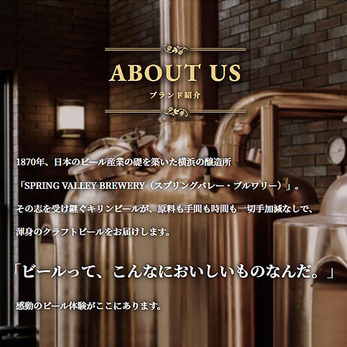 ビール キリン ＳＰＲＩＮＧ ＶＡＬＬＥＹ スプリングバレー 豊潤 ４９６ ×シルクエール (白) 350ml × 12本 飲み比べセット | キリン | 01