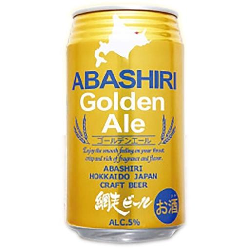 クラフトビール 網走ビール ＡＢＡＳＨＩＲＩ Ｇｏｌｄｅｎ Ａｌｅ 缶 350ml 24本 1ケース 地ビール