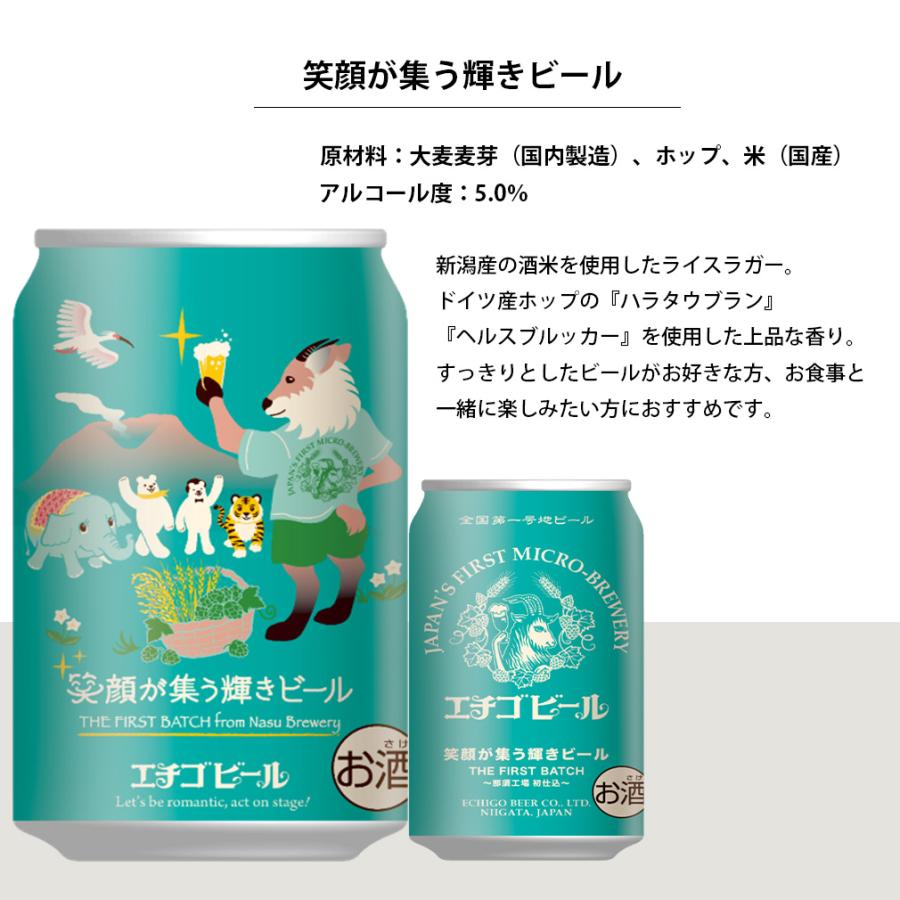エチゴビール（ECHIGO BEER） 限定品 笑顔が集う輝きビール ライス