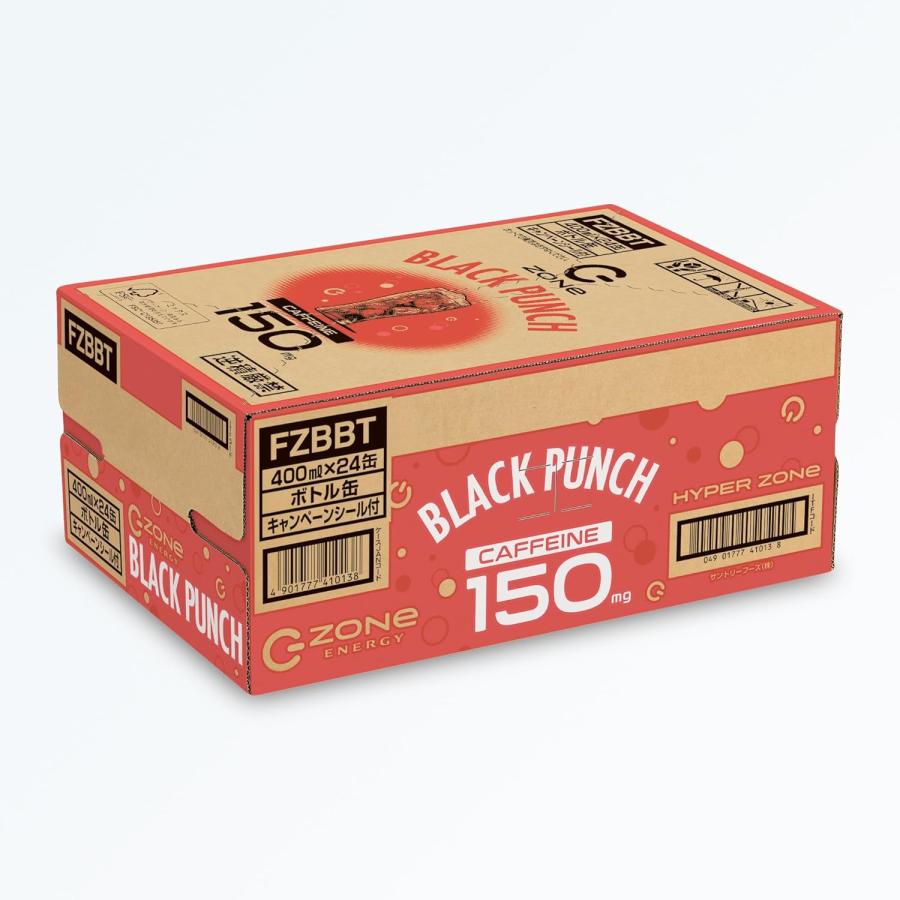 サントリー HYPER ZONe ENERGY BLACK PUNCH 缶 400ml × 1ケース / 24本