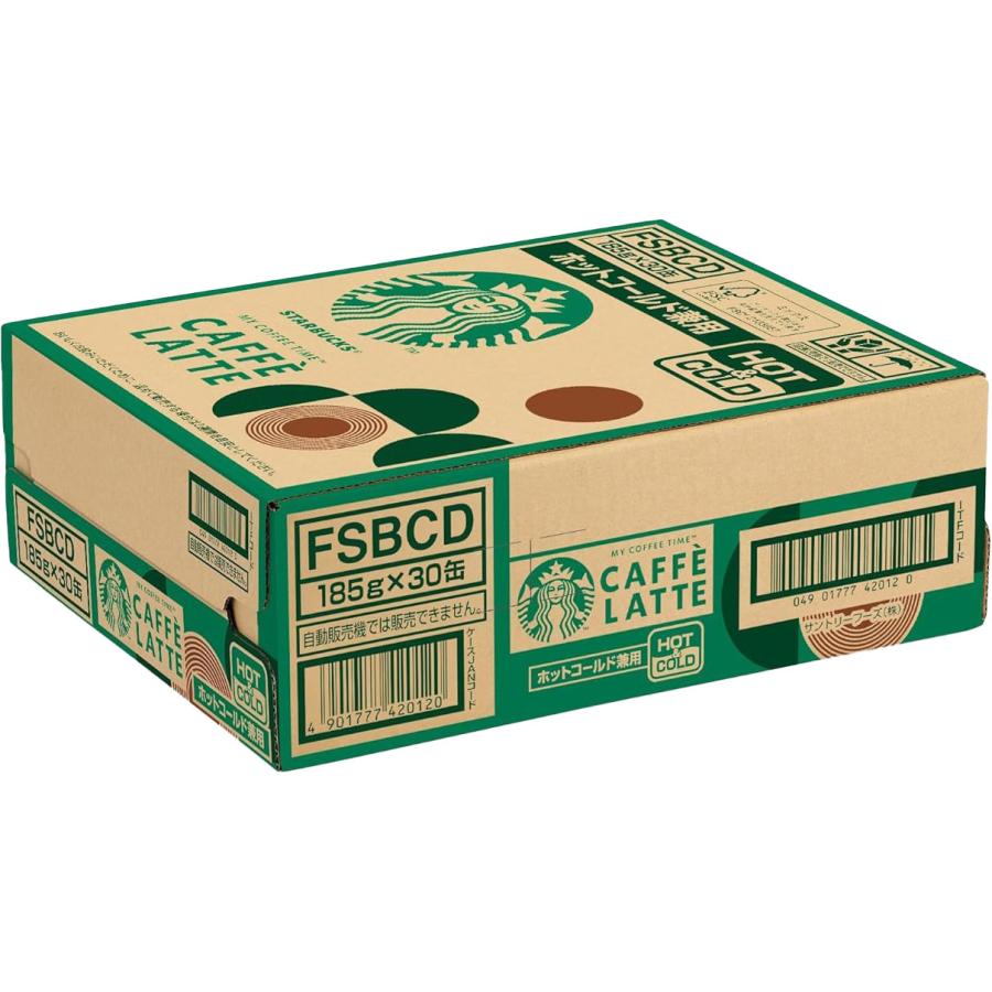 スターバックス（Starbucks Coffee） サントリー カフェラテ 185g 缶