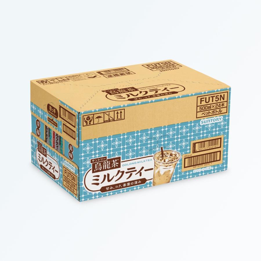烏龍茶 サントリー烏龍茶 ミルクティー 500ml × 2ケース / 48本 父の日