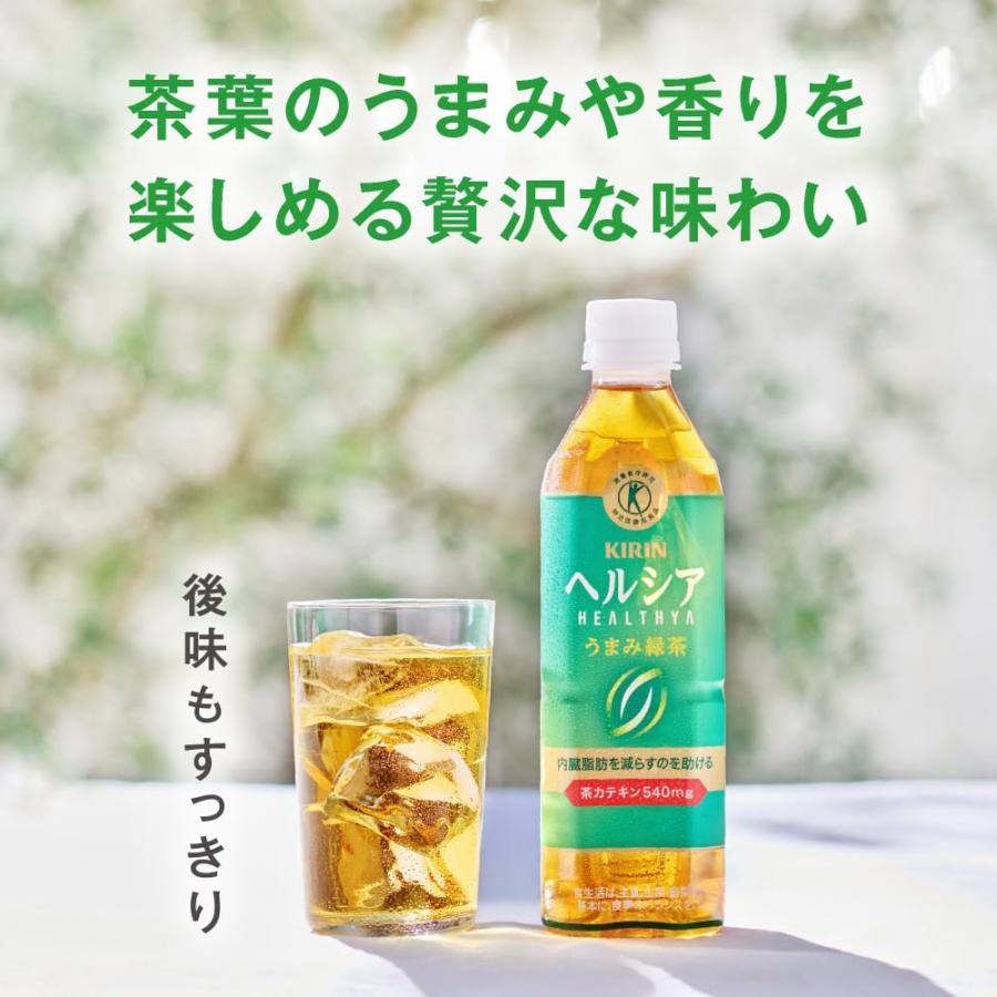 ヘルシア緑茶 キリン ヘルシア うまみ緑茶 500ml × 1ケース / 24本