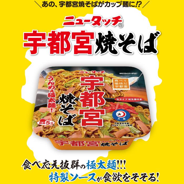 ヤマダイ ニュータッチ 宇都宮焼そば 119G × 1ケース / 12個 ※7/4発売