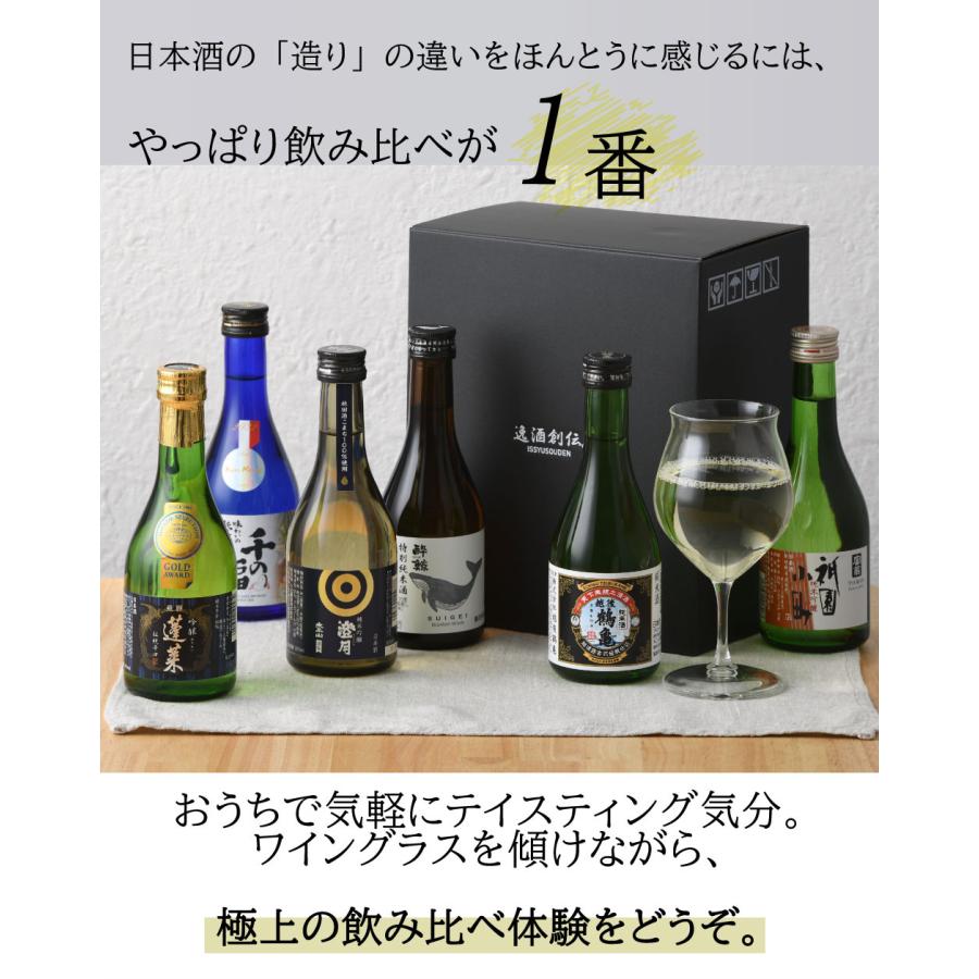 WGO受賞 大満足！ 小瓶6本飲み比べセット 日本酒 太平山 越後鶴亀
