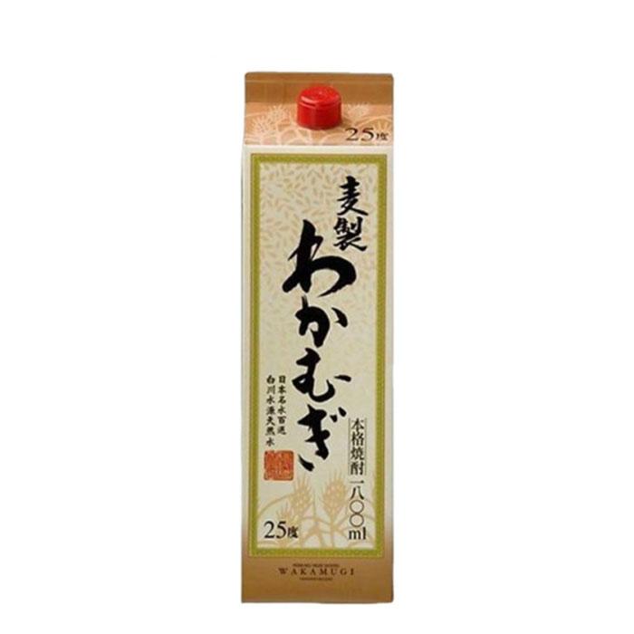 麦焼酎 わかむぎ パック 1800ml 1.8L お酒 父の日 ギフト : 逸酒創伝