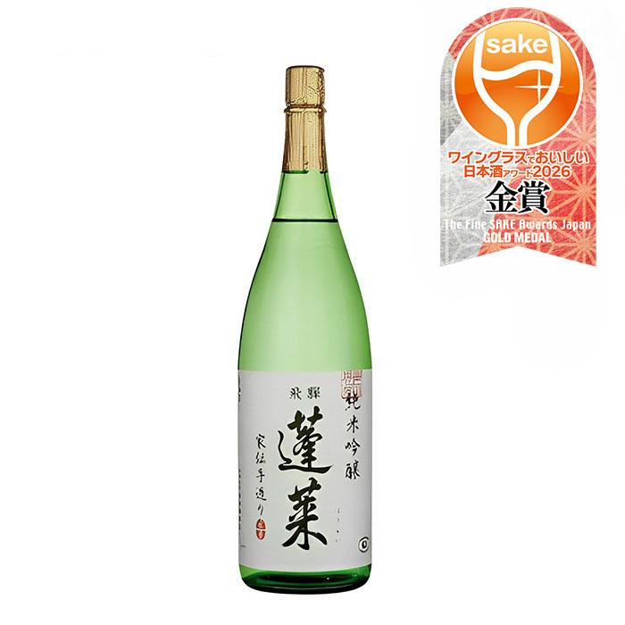蓬莱 純米吟醸 家伝手作り 1800ml 1.8L 1本 飛騨 地酒 渡辺酒造店 岐阜