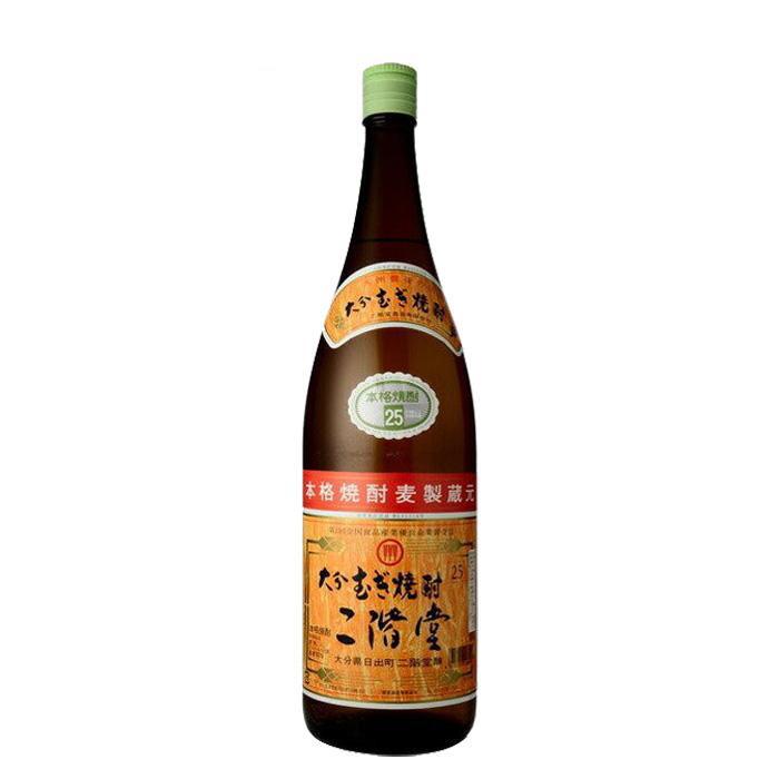 麦焼酎 乙25゜ 二階堂 麦 1800ml 1.8L 1本 お酒 父の日 ギフト : 逸酒