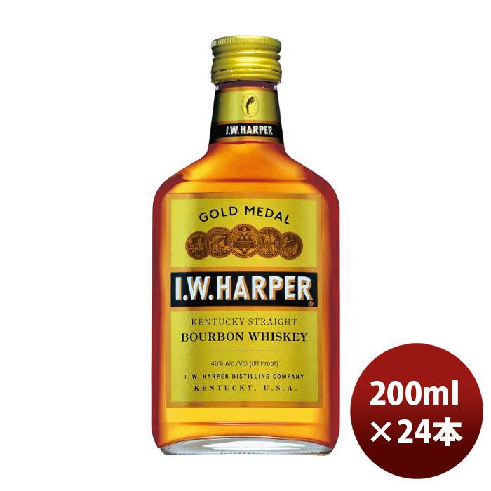 I.W.HARPER ウイスキー I.W ハーパー ゴールドメダル 200ml 24本 正規