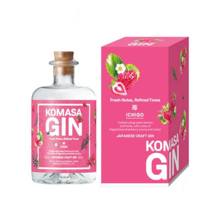 KOMASA GIN 苺 小正醸造 ジン クラフトジン いちご スピリッツ 500ml