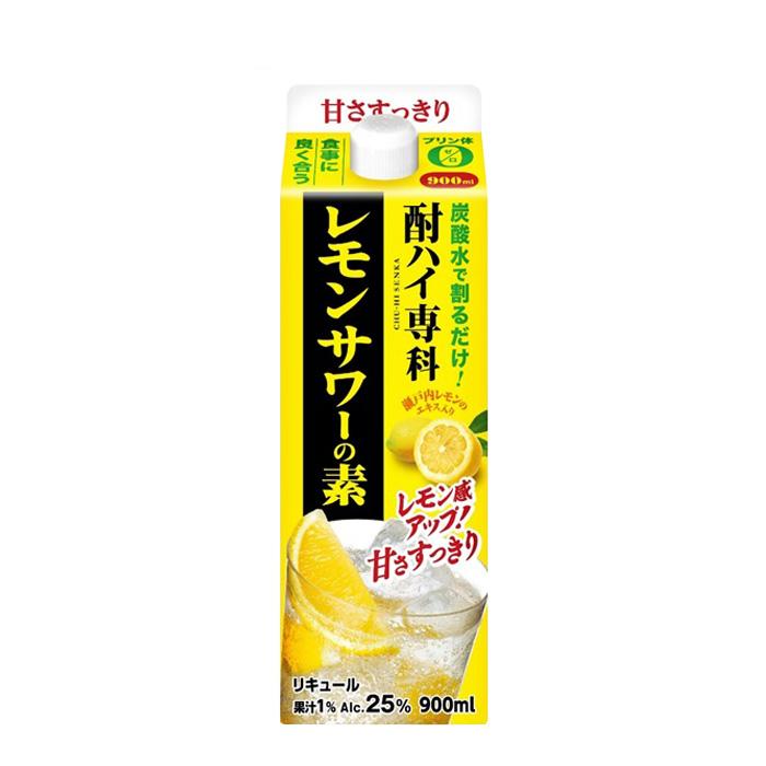 酎ハイ専科 レモンサワーの素 ２５％ パック 900ml 1本｜isshusouden