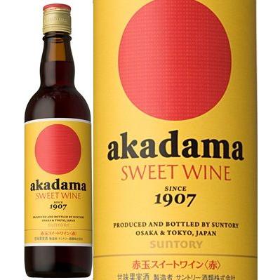 akadama ワイン 赤玉スィートワイン（赤） 550ml 1本 ギフト 父親 誕生