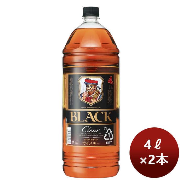 【未開封】ブラックニッカ クリア 4L PET 2本 ブラックニッカ ウイスキー クリア 4000ml 4L × 2本 ペットボトル 敬老