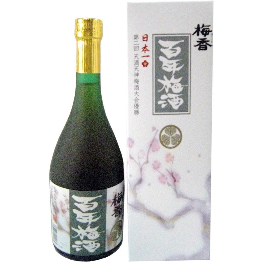 ギフト 梅酒 梅香 百年梅酒 （化粧箱入） 720ml｜isshusouden