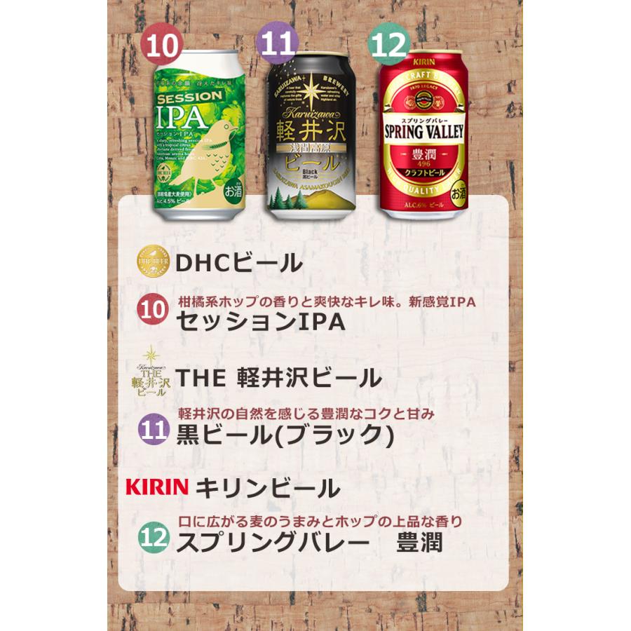 ビール クラフトビール飲み比べ 12本セット 350ml 12種 各1本
