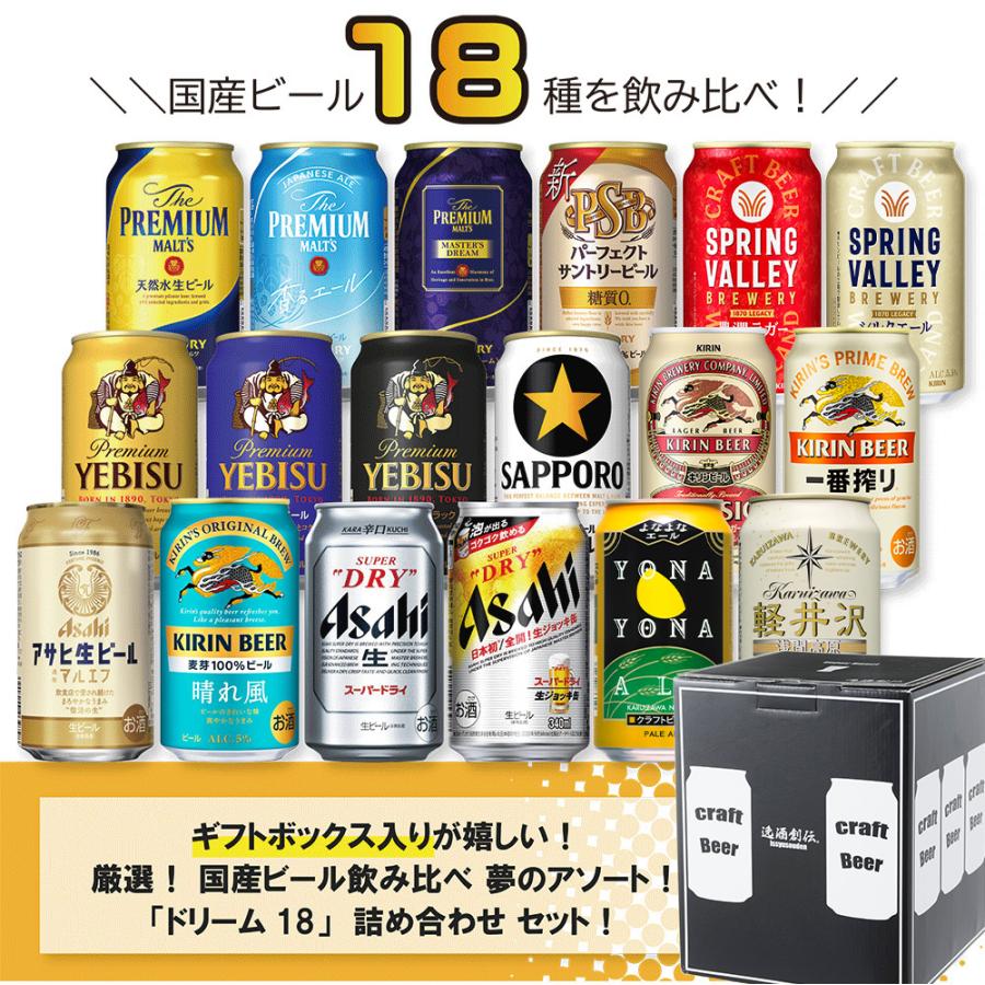 春 お祝い ビール 厳選！ 国産ビール飲み比べ 夢のアソートセット