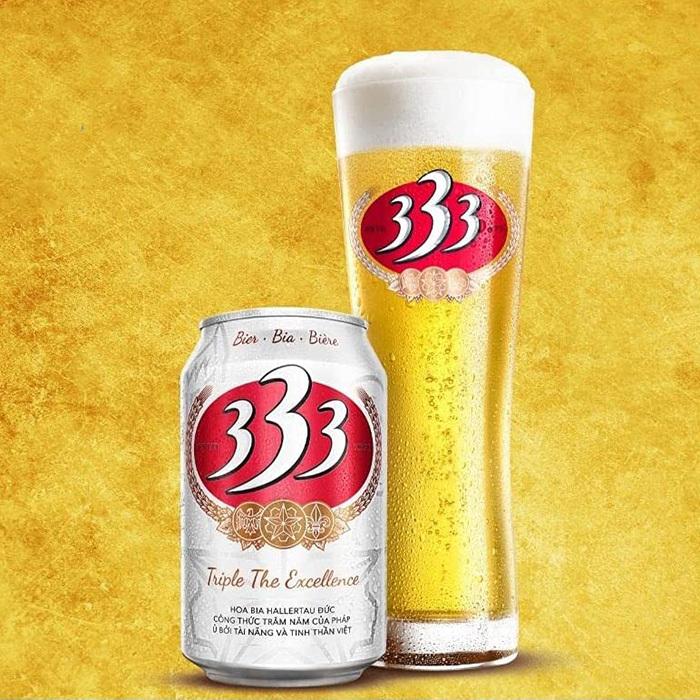 ビール ベトナム 333 （バーバーバー） 缶 330ml 48本 ( 2ケース ) お