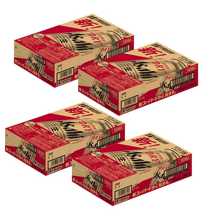 アサヒスーパードライ 4ケース スーパードライ ビール アサヒ 135ml x 4ケース / 96本 ミニ缶
