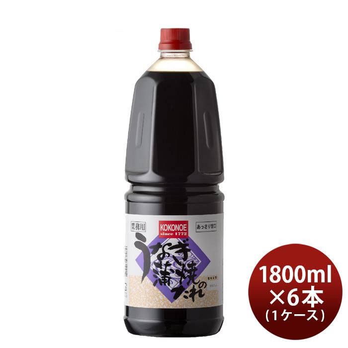 うなぎ蒲焼のたれ ペット 1800ml 1.8L × 1ケース / 6本 九重味淋 
