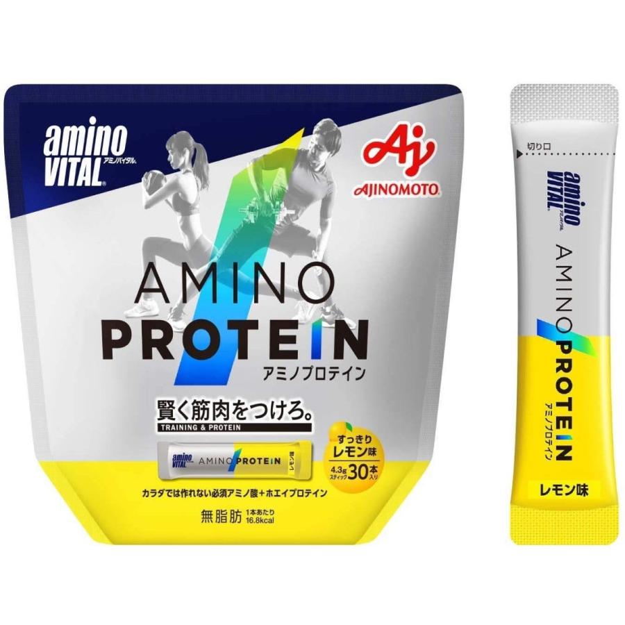 アミノバイタル 味の素 アミノプロテイン レモン味 30本入パウチ 4.3g