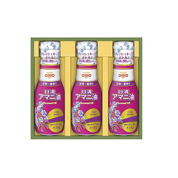 日清オイリオ ギフト AM-30 1個 アマニ油 食用油 植物油 新発売 : 逸酒