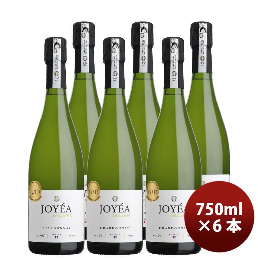 JOYEA ジョエア・オーガニック・スパークリング シャルドネ 750ml 6本 ノンアルコール 父の日 ギフト : 逸酒創伝 - 通販 ...
