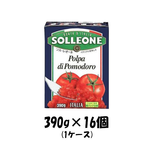 大人気新作 SOLLEONE ソル レオーネ ダイストマト 390g 超激得SALE 1ケース 16パック