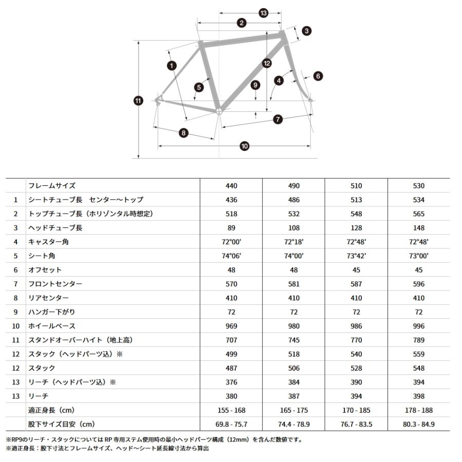 ブリヂストン アンカーRP9 フレームセット BRIDGESTONE ANCHOR : 一心