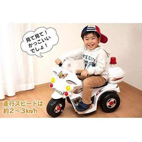 Up Store アメリカンポリスバイク 電動乗用玩具 白バイ 電動三輪車 回るパトランプ ミュージック サイレン音 ヘッドライト点灯 おも Issinya 通販 Yahoo ショッピング
