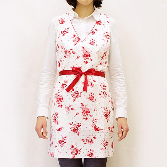 ワンピース エプロン ドットローズ 母の日 エプロン 人気 おすすめ 日本製 キッチン サロン お仕事 ヒルナンデス 北欧 Ap Onep Dot2 Isso Ecco Yahoo 店 通販 Yahoo ショッピング