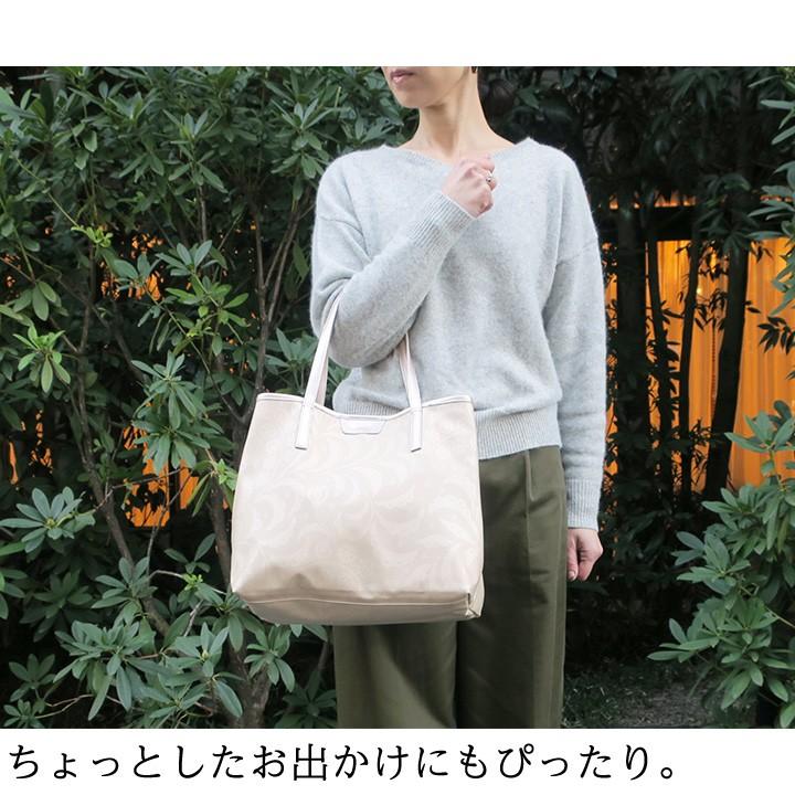 2WAYサイズコーティングバッグ スカラリーフ ベージュ :bg-2way-scar