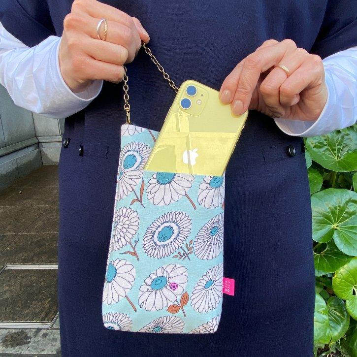 2WAYスマホポシェット 手作り 日本製 北欧風 可愛い プレゼント
