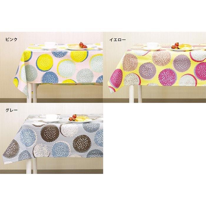 テーブルクロス　クッキーフラワー　200×140cm（はっ水加工） |  | 03