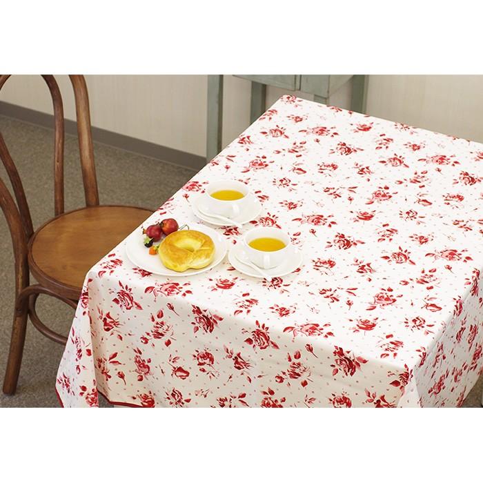 テーブルクロス　ドットローズ　170×130cm（はっ水加工） |  | 01