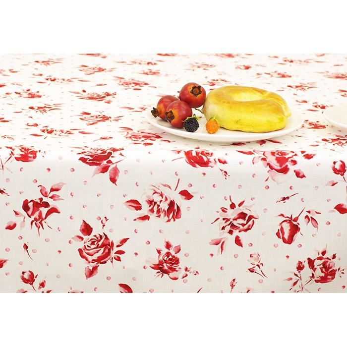 テーブルクロス　ドットローズ　170×130cm（はっ水加工） |  | 03