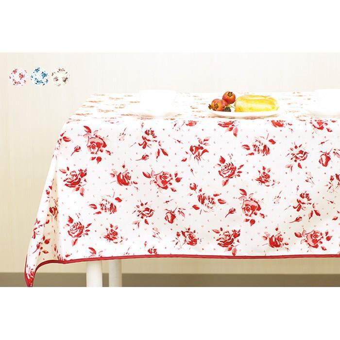 テーブルクロス　ドットローズ　200×140cm（はっ水加工） | 