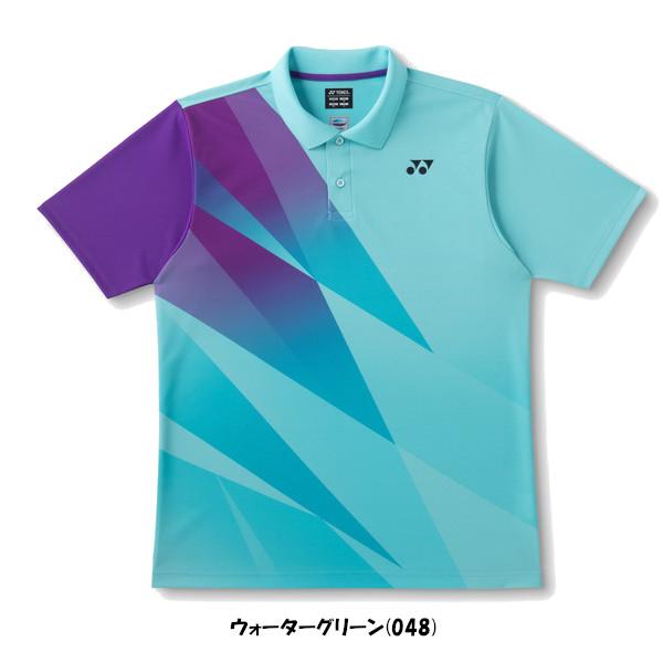 YONEX バドミントンシャツ L ネイビー/ライトグリーン YONEX（ヨネックス） 《送料無料》2026年5月中旬発売 ユニセックス