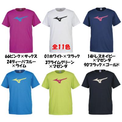 オンラインショッピング MIZUNO ユニセックス Tシャツ 人気デザイナー 32JA8155 ミズノ ウェア バドミントン テニス