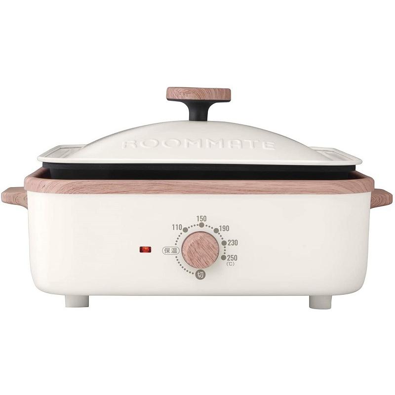 ROOMMATE（ルームメイト） 温調付き 3種プレート ホットプレート