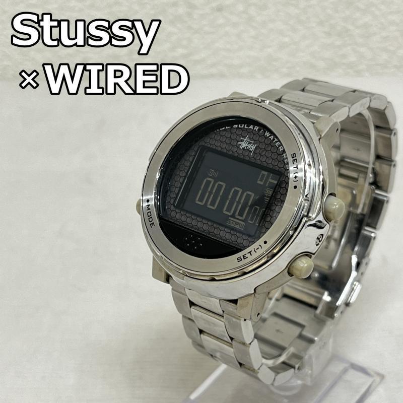 STUSSY ステューシー デジタル 腕時計 Watch Digital ×SEIKO WIRED h 