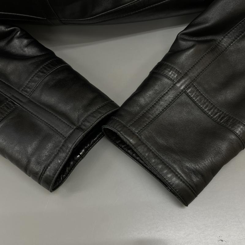 ア ベイシィング エイプ a bathing ape レザー pコートジャケット