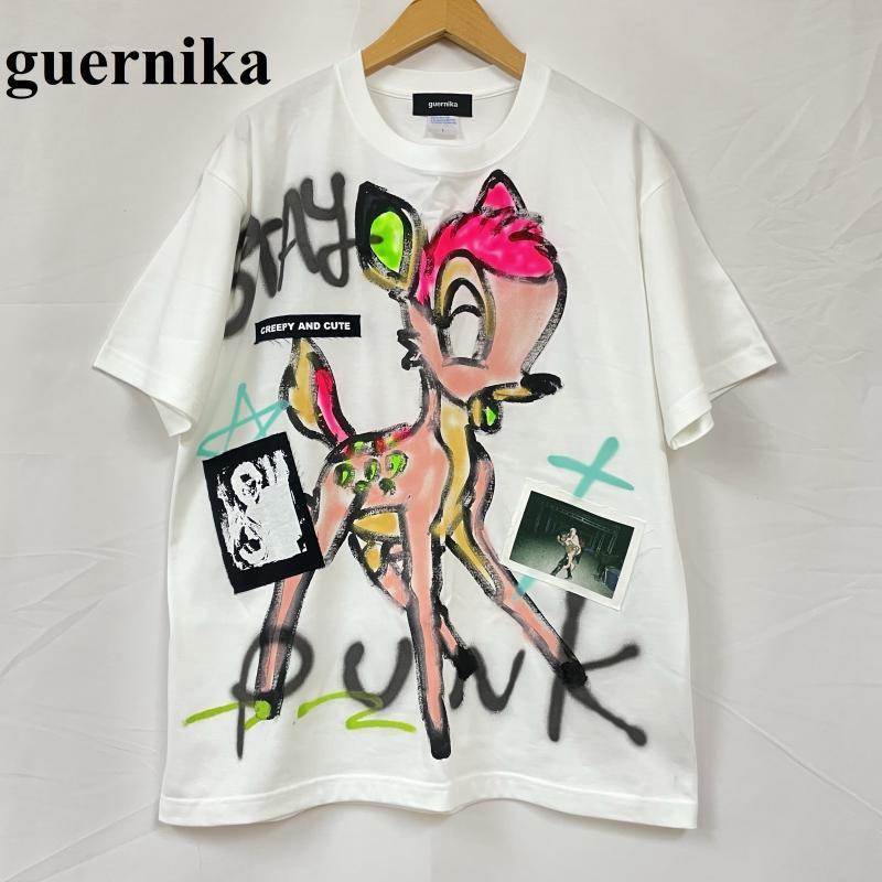 2021新商品 希少 guernikaゲルニカ ペイントオーバーサイズTシャツ