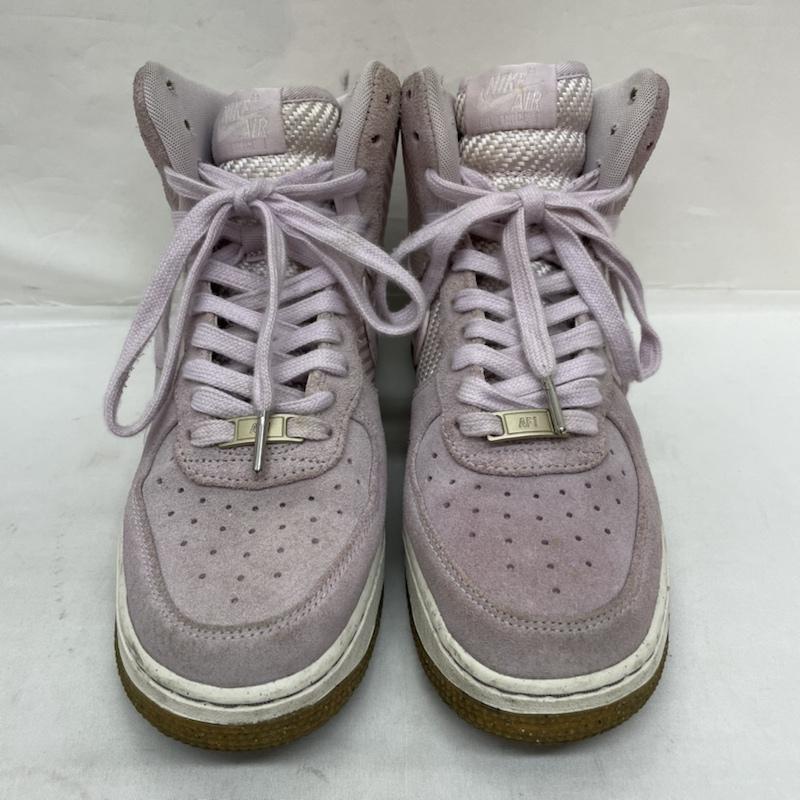 NIKE ナイキ スニーカー スニーカー Sneakers エアフォース1 Air Force 1 Hi Premium QS Bleached Lilac White 654440-500 10059940｜istitch-store｜02