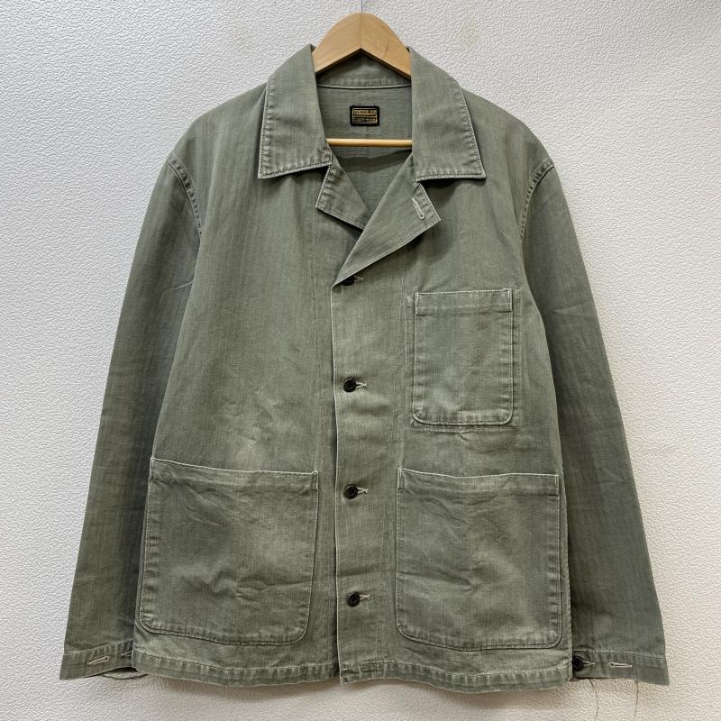 TENDERLOIN テンダーロイン ジャンパー、ブルゾン ジャケット、上着 Jacket HBT ヘリンボーンツイル ドーナツボタン