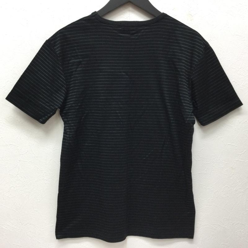 BURBERRY BLACK LABEL バーバリーブラックレーベル 半袖 Tシャツ T Shirt  BMV05-707-08 エポーレット付 ボーダー柄 ホース刺繍 半袖Ｔシャ 10089496｜istitch-store｜04